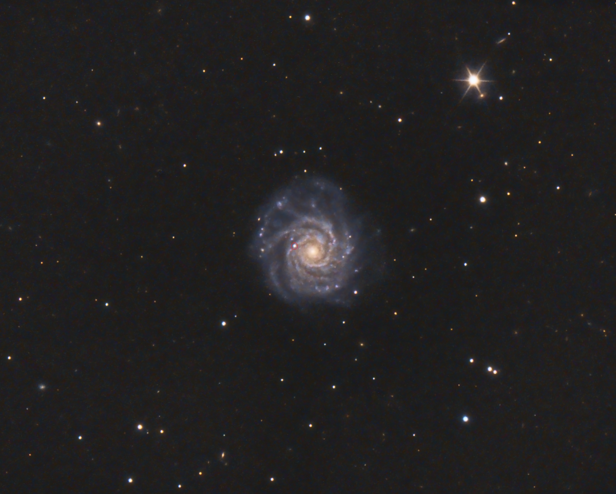 Supernova 2017ein  NGC 3938.