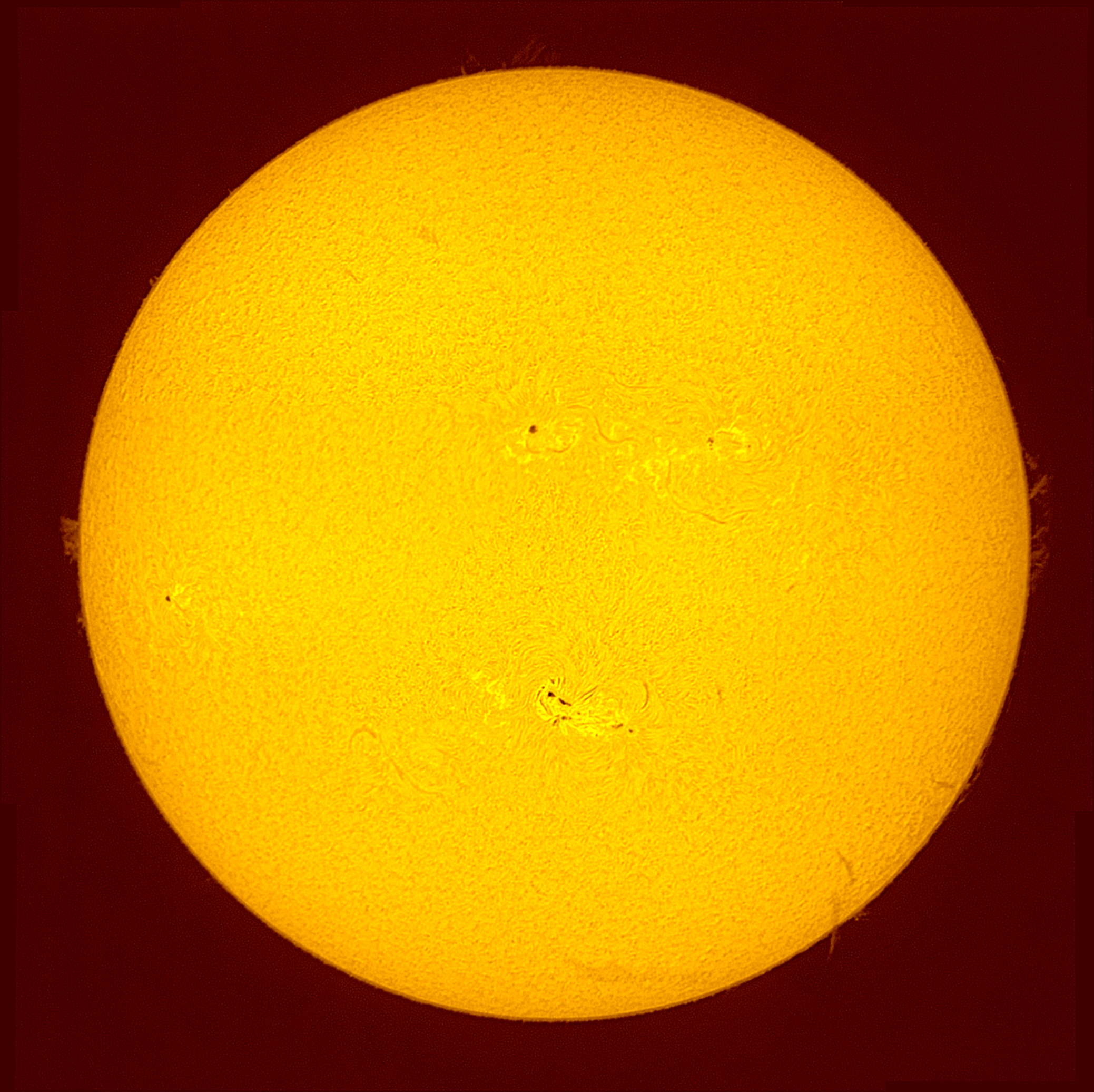 Панорама Солнца 2 июля 2012 года.