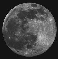 Луна в астрограф (канал B)