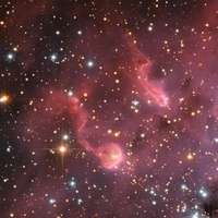 Туманность IC410 и скопление NGC1893 в созвездии Возничий
