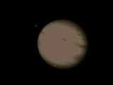 Юпитер, Ио и Ганимед 07/08/2011 в 23:07:51 UT